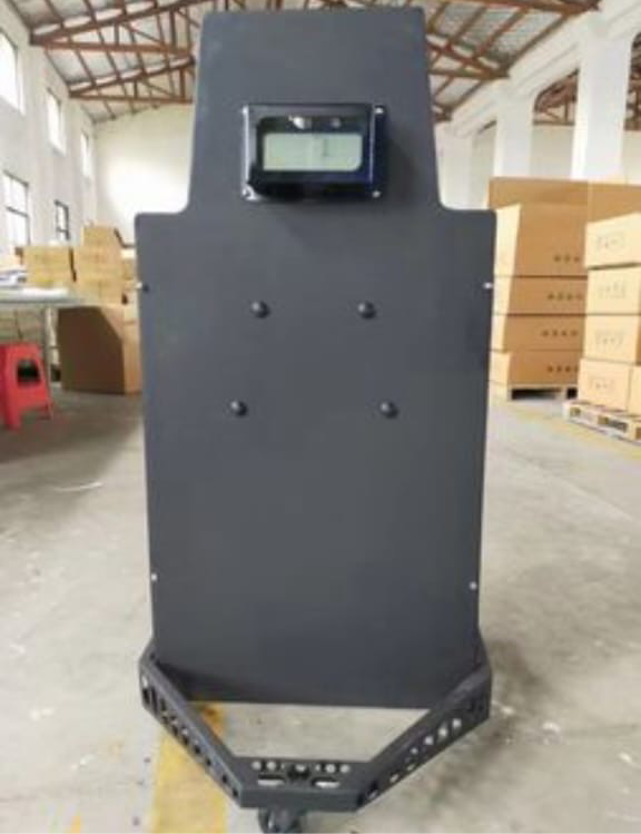 NIJA IV Can resist 7.62*51 and 7.62*39 Bulletproof Shield & Glass and strobe Flashing Light