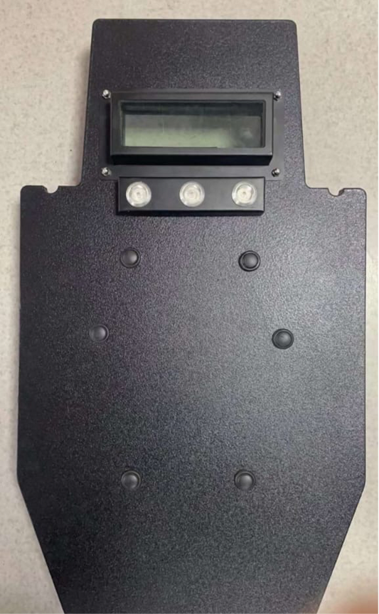 NIJA IV Can resist 7.62*51 and 7.62*39 Bulletproof Shield & Glass and strobe Flashing Light